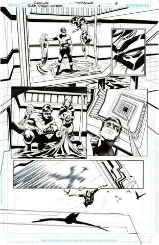 Rafa Sandoval Original Art Teen Titans Academy #2 Page 15