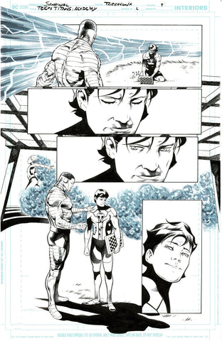 Rafa Sandoval Original Art Teen Titans Academy #2 Page 7