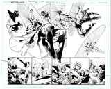Rafa Sandoval Original Art Teen Titans Academy #3 Page 10-11 Double Page Spread