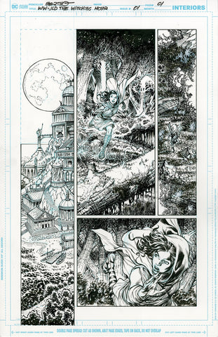 Jesus Merino Original Art Wonder Woman: Witching Hour #1 Page 1