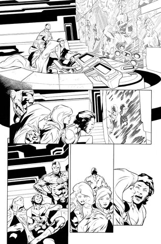 Rafa Sandoval Original Art Teen Titans Academy #1 Page 12