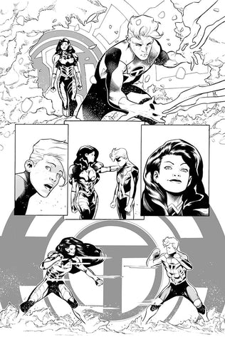 Rafa Sandoval Original Art Teen Titans Academy #1 Page 14