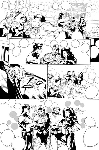 Rafa Sandoval Original Art Teen Titans Academy #1 Page 18
