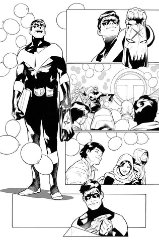 Rafa Sandoval Original Art Teen Titans Academy #1 Page 19