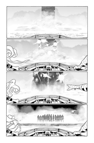 Rafa Sandoval Original Art Teen Titans Academy #1 Page 1