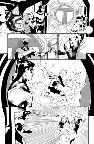 Rafa Sandoval Original Art Teen Titans Academy #1 Page 20