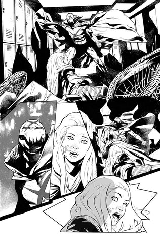 Rafa Sandoval Original Art Teen Titans Academy #2 Page 21