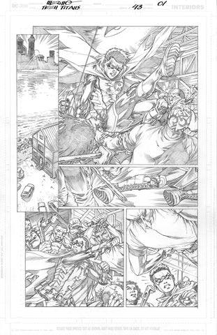 Jesus Merino Original Art Teen Titans #43 Page 1