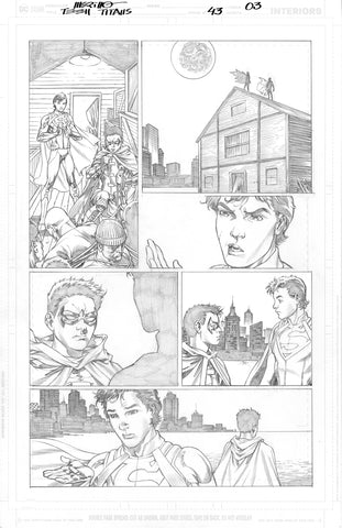 Jesus Merino Original Art Teen Titans #43 Page 3