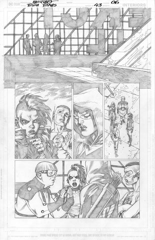 Jesus Merino Original Art Teen Titans #43 Page 6