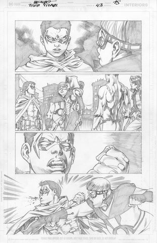 Jesus Merino Original Art Teen Titans #43 Page 15