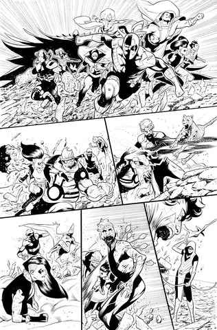 Rafa Sandoval Original Art Future State: Teen Titans #2 Page 10
