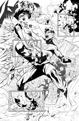 Rafa Sandoval Original Art Future State: Teen Titans #2 Page 11