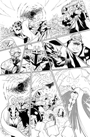 Rafa Sandoval Original Art Future State: Teen Titans #2 Page 13