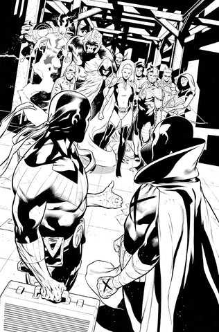 Rafa Sandoval Original Art Future State: Teen Titans #2 Page 1