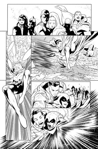 Rafa Sandoval Original Art Future State: Teen Titans #2 Page 20
