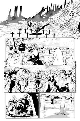 Rafa Sandoval Original Art Future State: Teen Titans #2 Page 2
