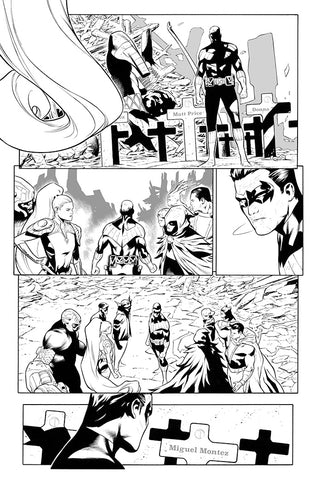 Rafa Sandoval Original Art Future State: Teen Titans #2 Page 3