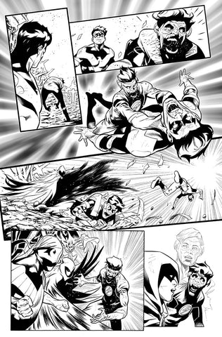 Rafa Sandoval Original Art Future State: Teen Titans #2 Page 8