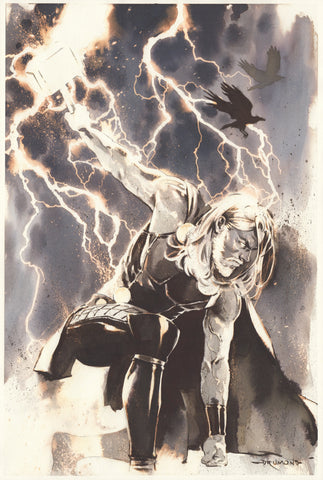 Ricardo Drumond Original Art Thor 'Quink Style' Illustration