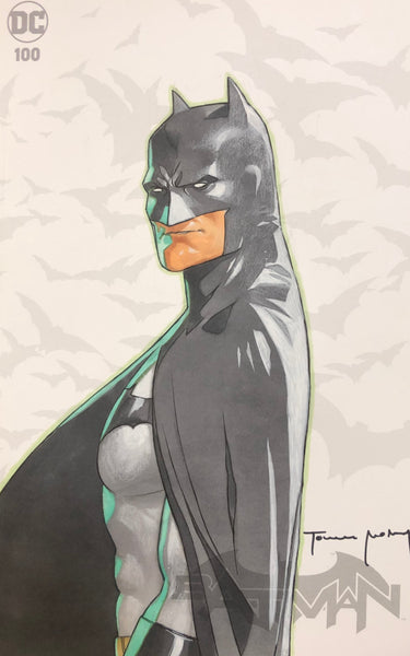 Tomeu Morey Original Art Batman Blank Cover Illustration