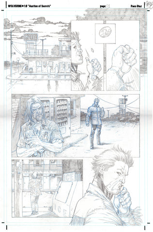 Paco Diaz Original Art Wolverine #18 Page 1