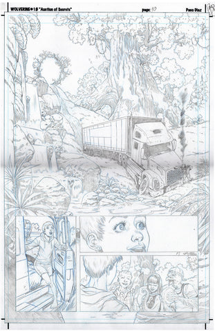 Paco Diaz Original Art Wolverine #18 Page 10