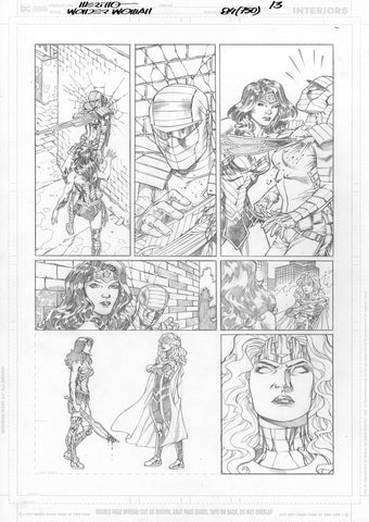 Jesus Merino Original Art Wonder Woman #750 Page 13