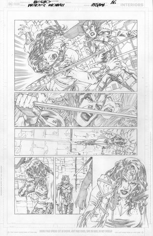 Jesus Merino Original Art Wonder Woman #755 Page 16