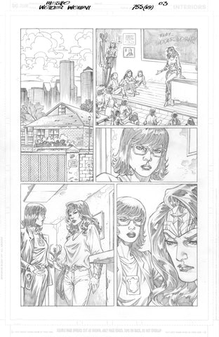 Jesus Merino Original Art Wonder Woman #755 Page 3
