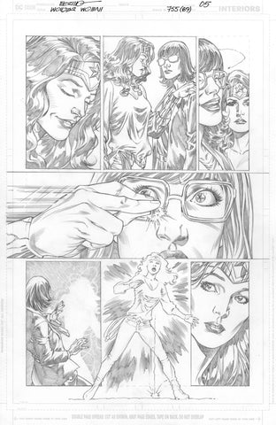 Jesus Merino Original Art Wonder Woman #755 Page 5
