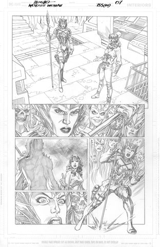 Jesus Merino Original Art Wonder Woman #755 Page 7