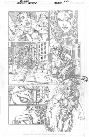 Jesus Merino Original Art Wonder Woman #755 Page 8