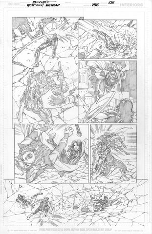 Jesus Merino Original Art Wonder Woman #756 Page 5