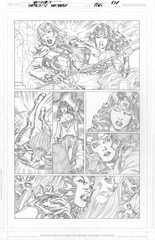 Jesus Merino Original Art Wonder Woman #756 Page 7