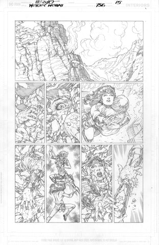 Jesus Merino Original Art Wonder Woman #756 Page 15