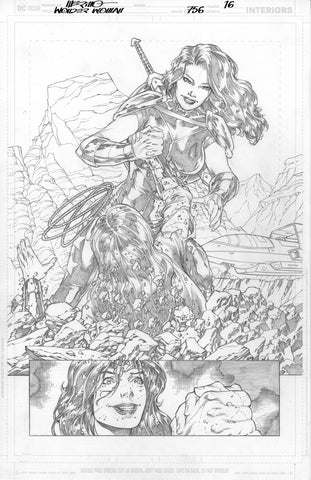 Jesus Merino Original Art Wonder Woman #756 Page 16