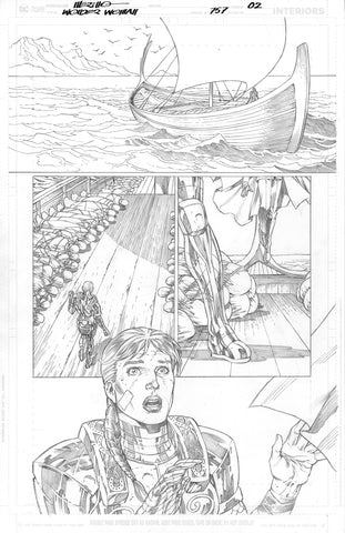 Jesus Merino Original Art Wonder Woman #757 Page 2