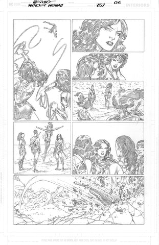 Jesus Merino Original Art Wonder Woman #757 Page 6
