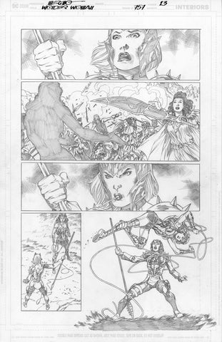 Jesus Merino Original Art Wonder Woman #757 Page 13