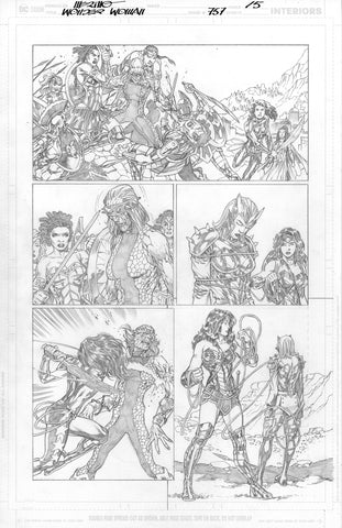Jesus Merino Original Art Wonder Woman #757 Page 15