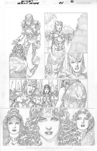 Jesus Merino Original Art Wonder Woman #757 Page 16