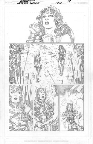 Jesus Merino Original Art Wonder Woman #757 Page 17