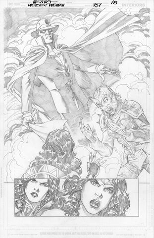 Jesus Merino Original Art Wonder Woman #757 Page 18