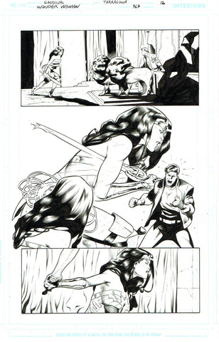 Rafa Sandoval Original Art Wonder Woman #767 Page 12