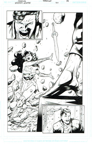Rafa Sandoval Original Art Wonder Woman #767 Page 14