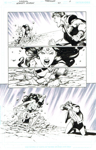 Rafa Sandoval Original Art Wonder Woman #767 Page 15