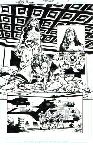 Rafa Sandoval Original Art Wonder Woman #767 Page 17