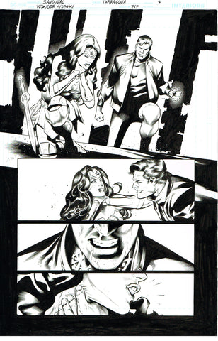 Rafa Sandoval Original Art Wonder Woman #767 Page 7