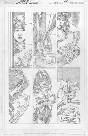 Jesus Merino Original Art Wonder Woman #80 Page 7